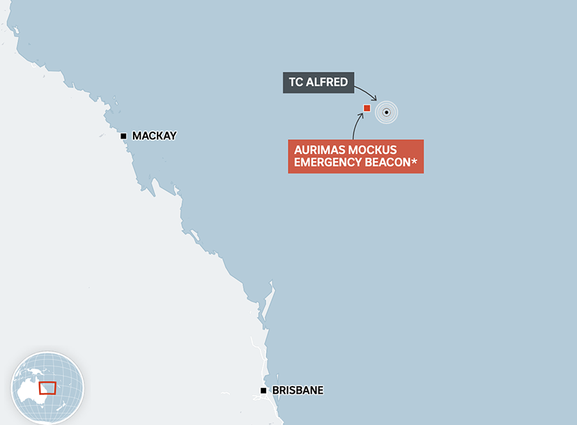 map showing location of rescue